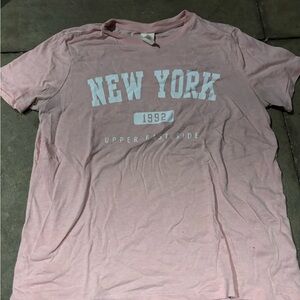 Pink New York Graphic T-Shirt